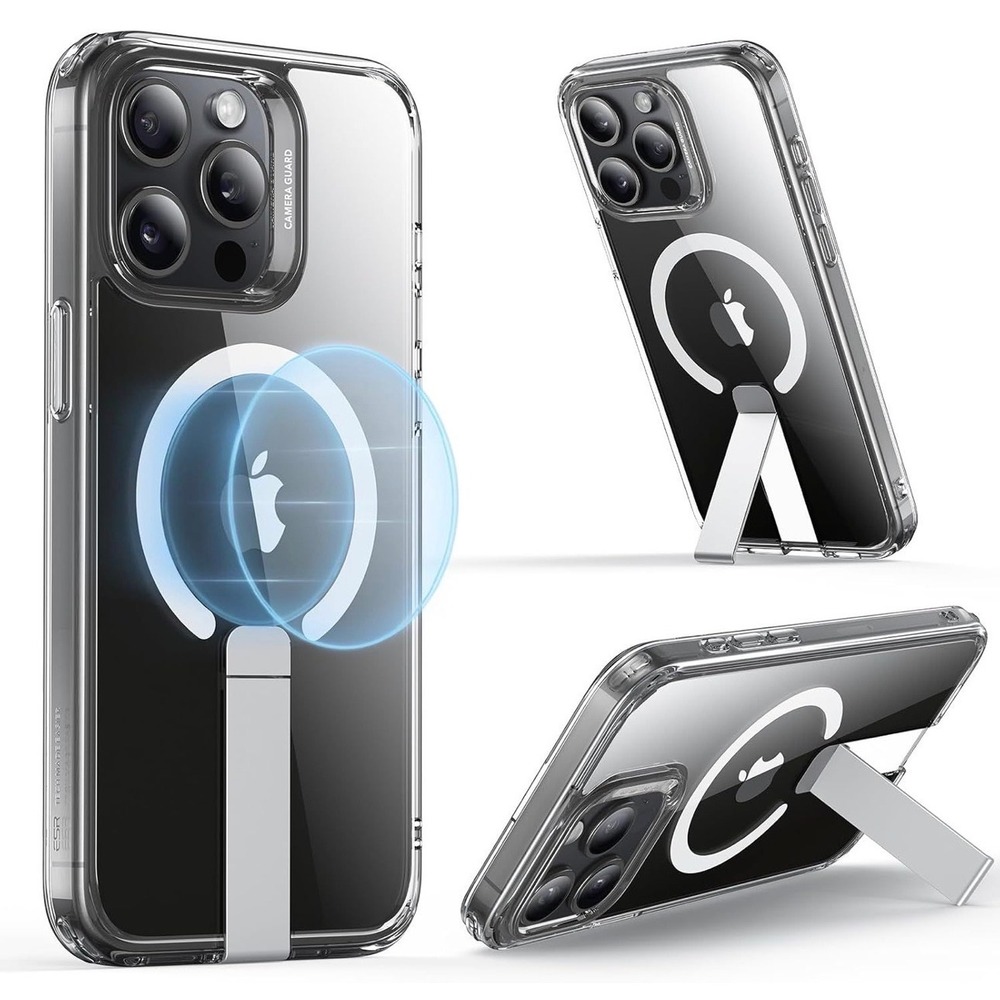 iPhone 15 Pro MagSafe Case Kickstand Boost‎ Series Shockproof Clear Cover